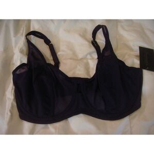 Fredericks of Hollywood underwire NO padding SEXY 32F bra Jess Jolie purple NWT